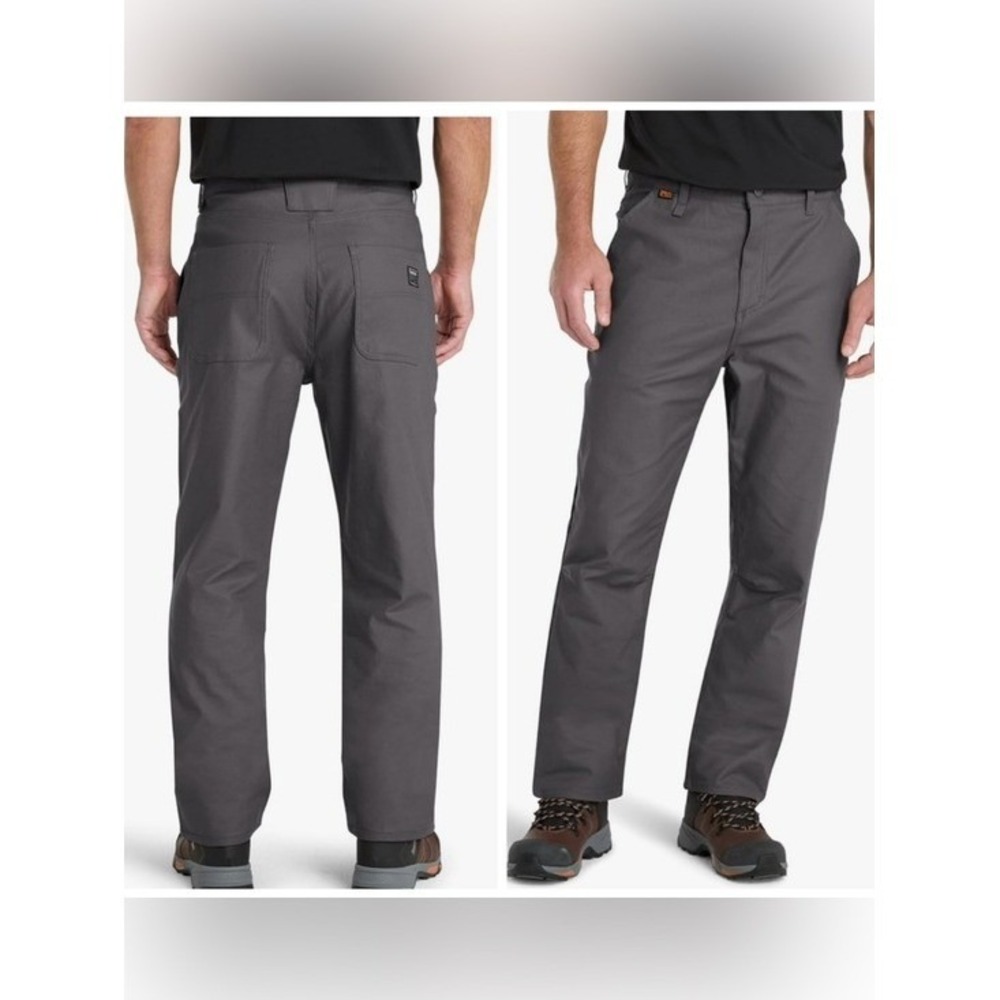 NWT Timberland Gritman Athletic Fit Performance Pants Men's 34 Gray Workwear